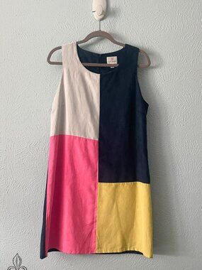 🌸Julie Brown Color Block Dress🌸